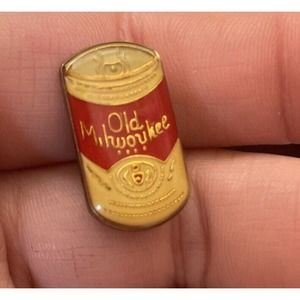 VINTAGE Old Milwaukee Beer Pin Can of Beer Lapel Pin